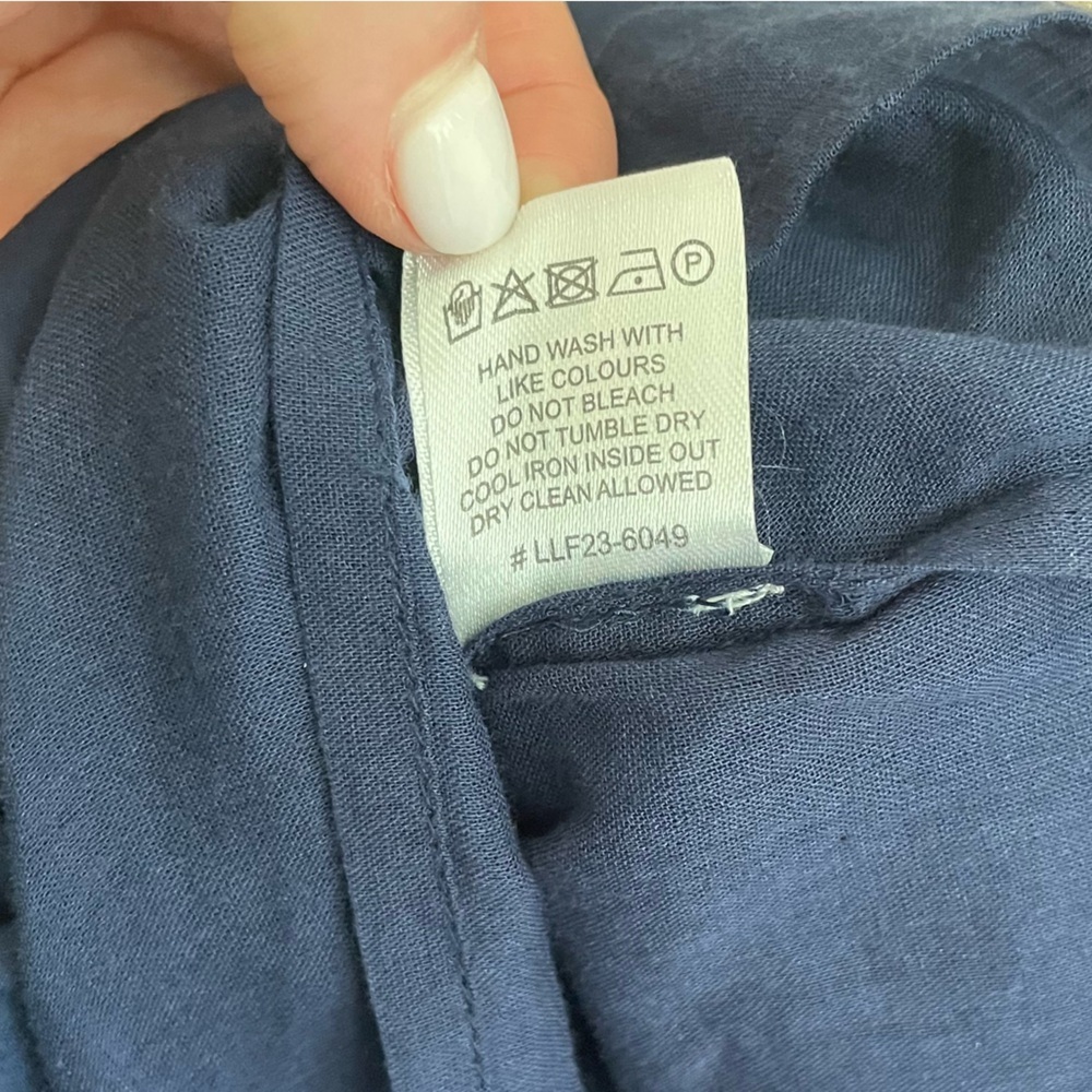 LOVE THE LABEL minette dress in‎ cotton mini preppy V-Neck - Picture 10 of 12